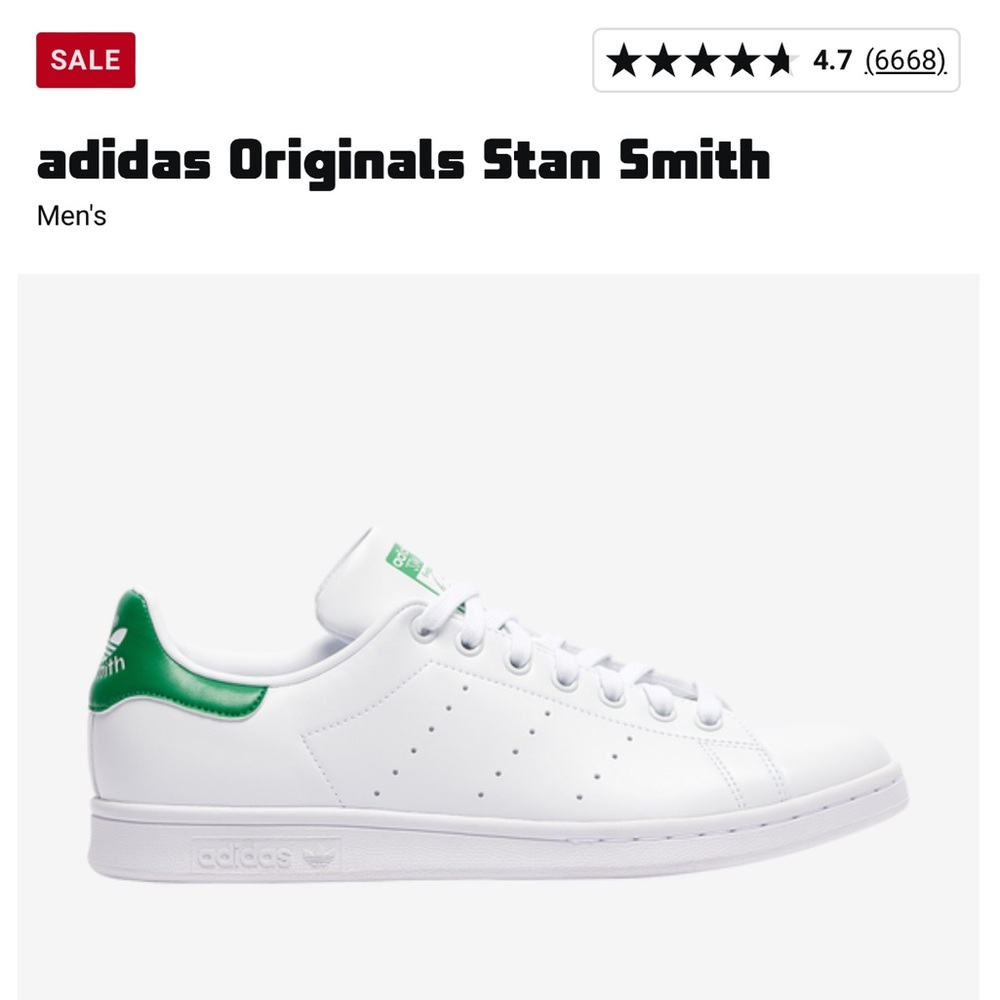 ADIDAS STAN SMITH NWT